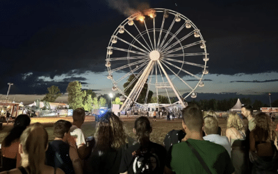 Mehr als 20 Verletzte nach Brand eines Riesenrads auf Musikfestival in Deutschland