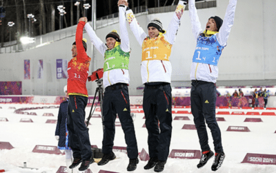 Die deutsche Biathlon-Staffel holte nach 10 Jahren das Gold von Sotschi